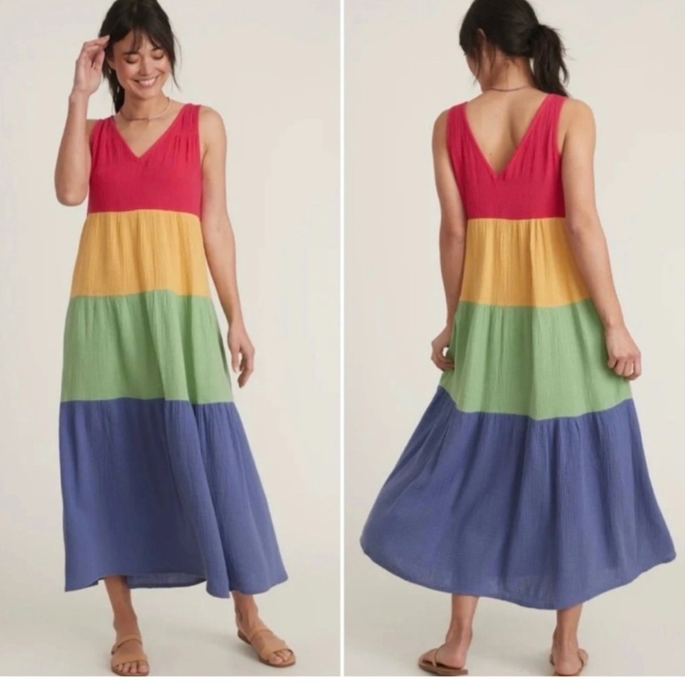 Marine layer maxi dress NWOT XL